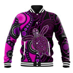aboriginal-turtle-baseball-jacket-pink-style