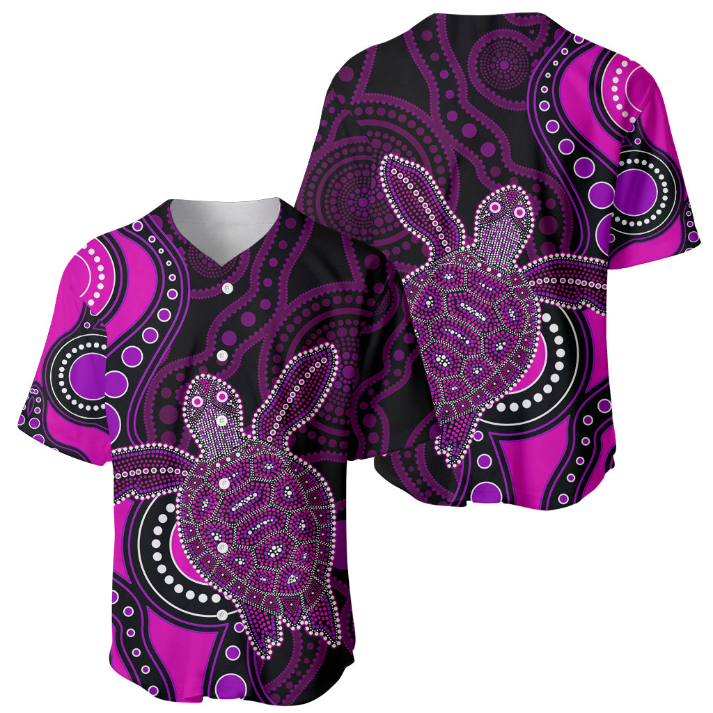 aboriginal-turtle-baseball-jersey-pink-style
