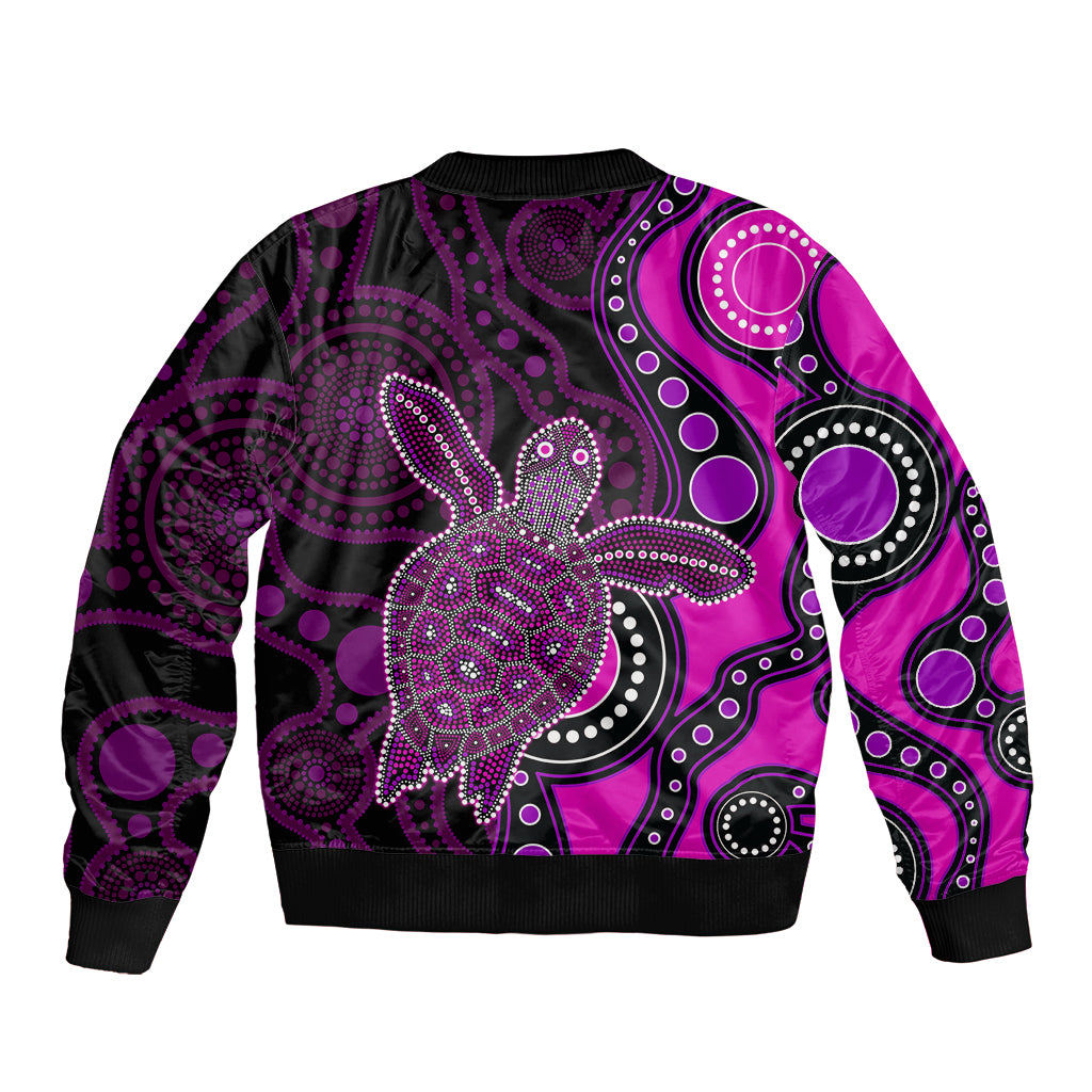 aboriginal-turtle-bomber-jacket-pink-style