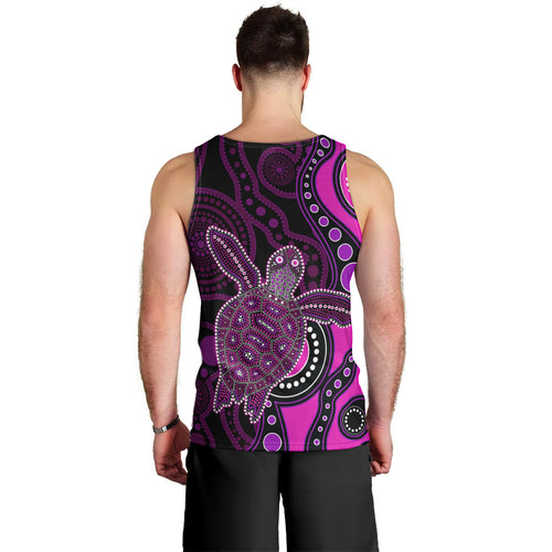 aboriginal-turtle-men-tank-top-pink-style