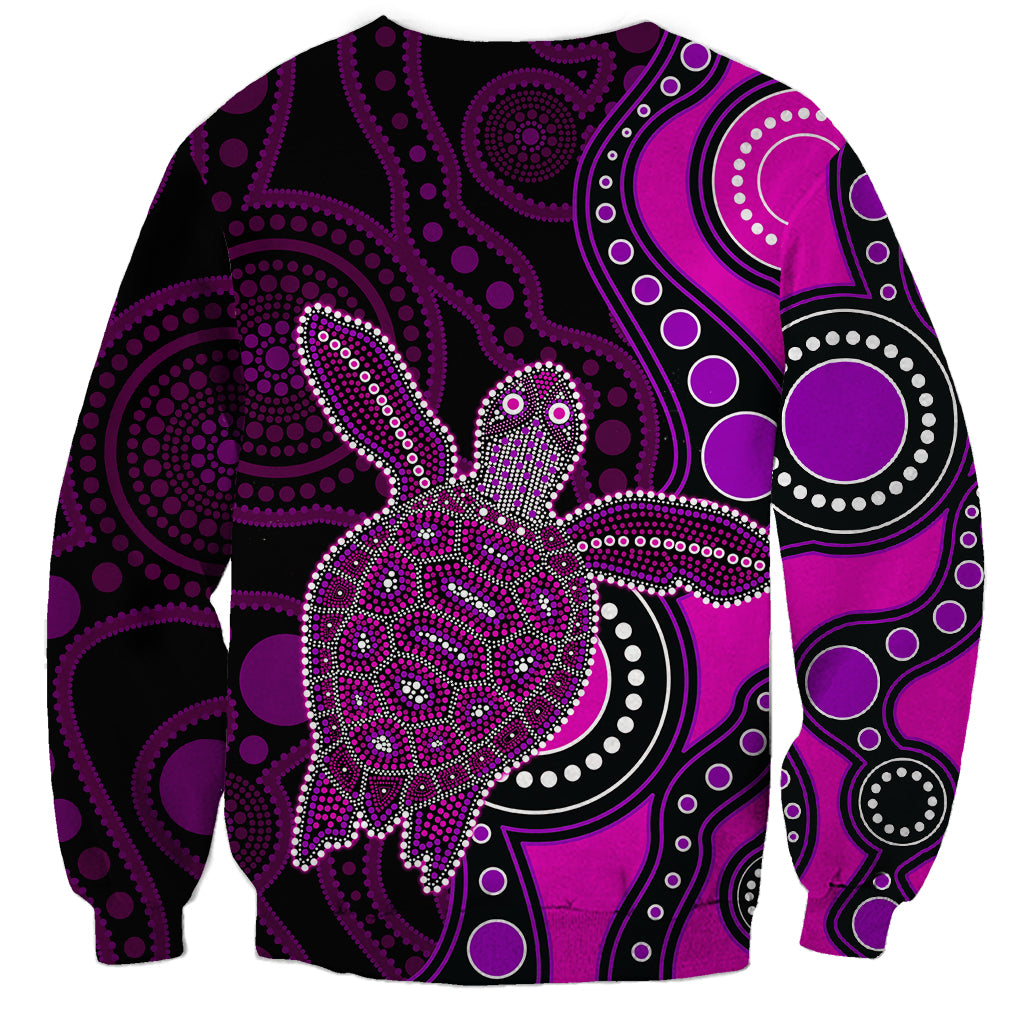aboriginal-turtle-sweatshirt-pink-style