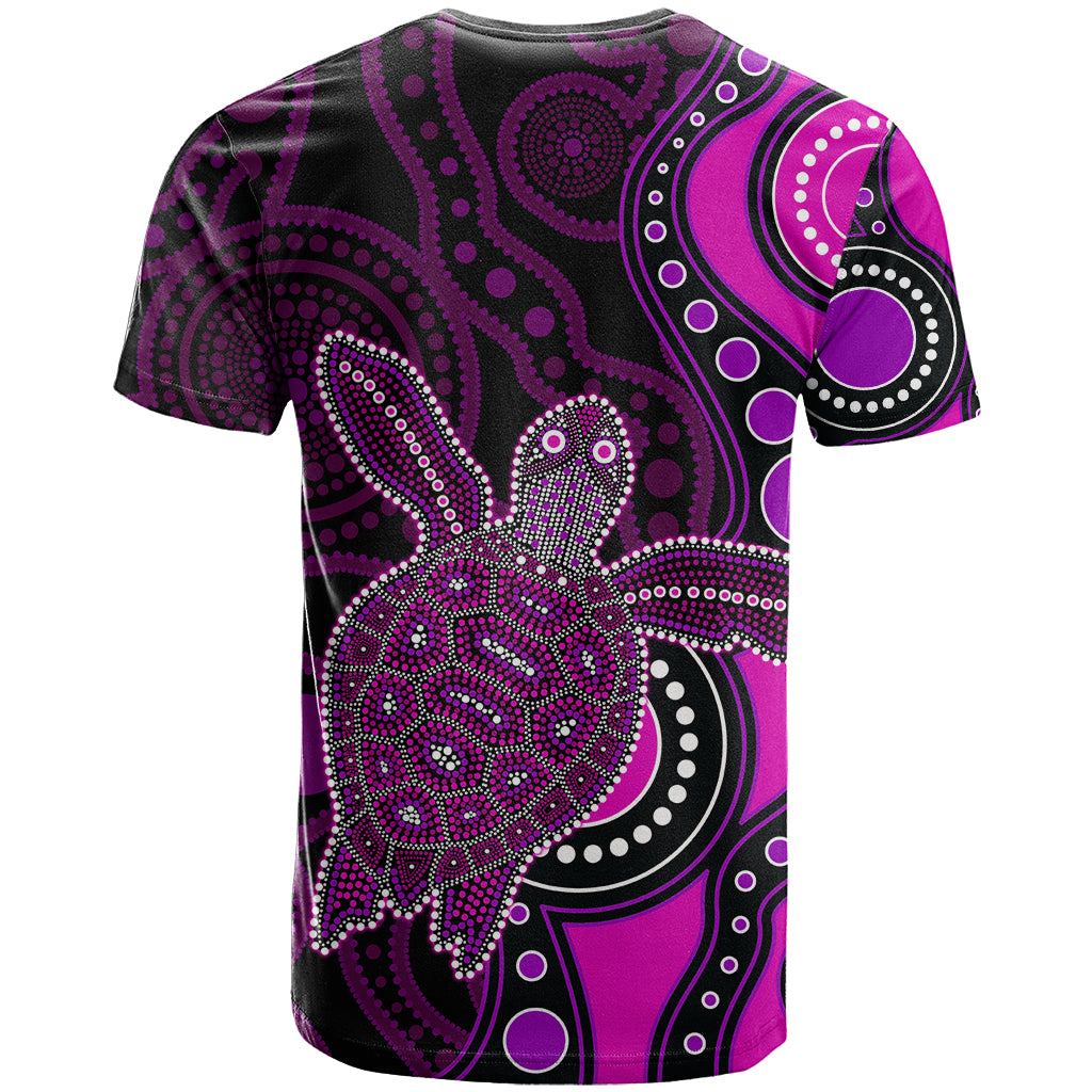 aboriginal-turtle-t-shirt-pink-style