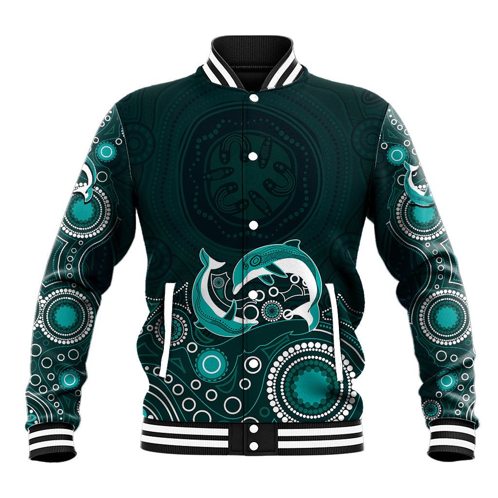 australia-aboriginal-baseball-jacket-dolphin-green