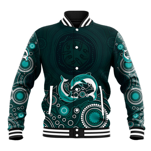 australia-aboriginal-baseball-jacket-dolphin-green