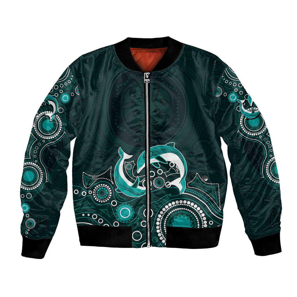 australia-aboriginal-bomber-jacket-dolphin-green