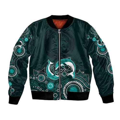 australia-aboriginal-bomber-jacket-dolphin-green