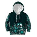 australia-aboriginal-kid-hoodie-dolphin-green