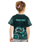 australia-aboriginal-kid-t-shirt-dolphin-green
