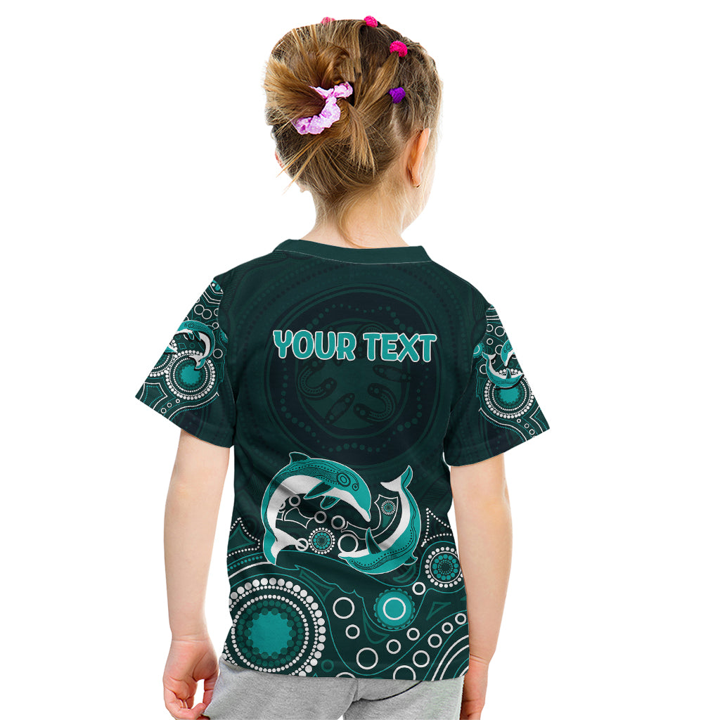 australia-aboriginal-kid-t-shirt-dolphin-green