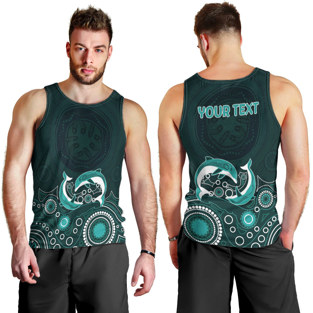 australia-aboriginal-men-tank-top-dolphin-green
