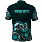 australia-aboriginal-polo-shirt-dolphin-green