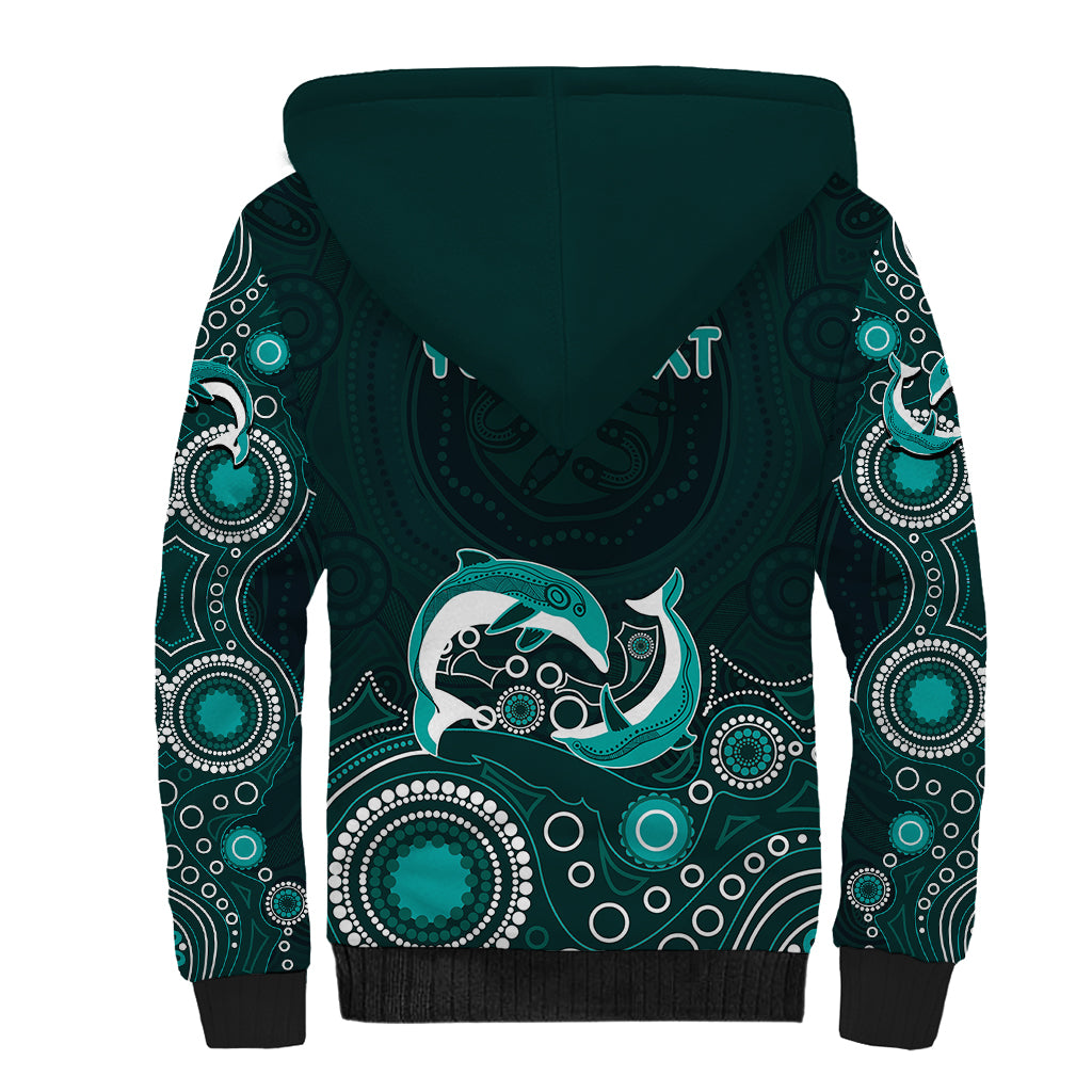 australia-aboriginal-sherpa-hoodie-dolphin-green