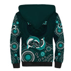 australia-aboriginal-sherpa-hoodie-dolphin-green