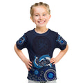 australia-aboriginal-kid-t-shirt-dolphin-dark-blue