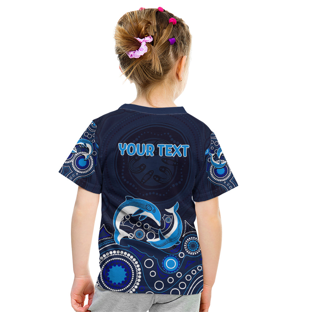 australia-aboriginal-kid-t-shirt-dolphin-dark-blue