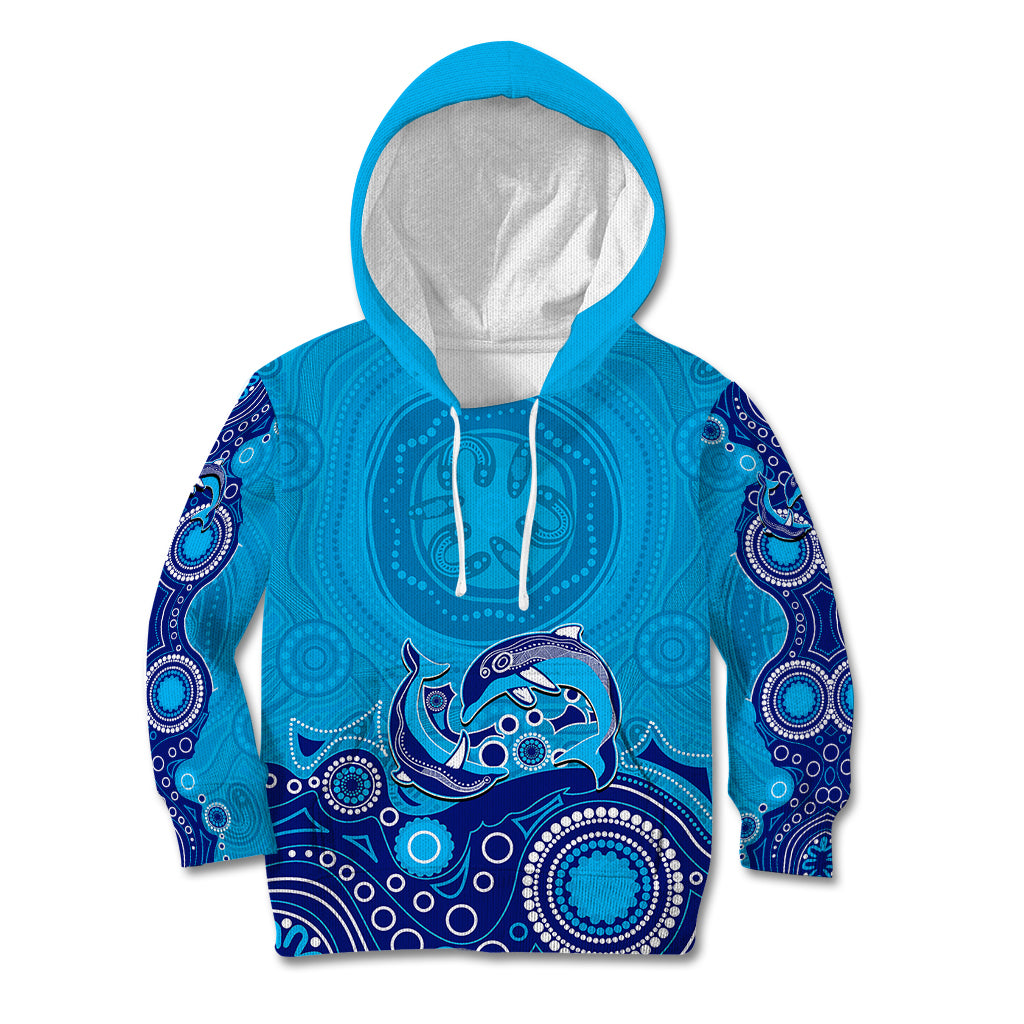 australia-aboriginal-kid-hoodie-dolphin-light-blue
