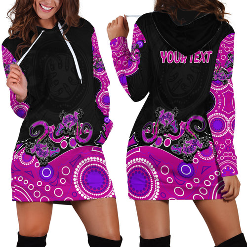 australia-aboriginal-hoodie-dress-lizard-pink