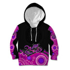 australia-aboriginal-kid-hoodie-lizard-pink