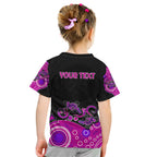 australia-aboriginal-kid-t-shirt-lizard-pink