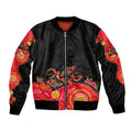australia-aboriginal-bomber-jacket-lizard-red