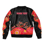 australia-aboriginal-bomber-jacket-lizard-red