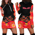 australia-aboriginal-hoodie-dress-lizard-red