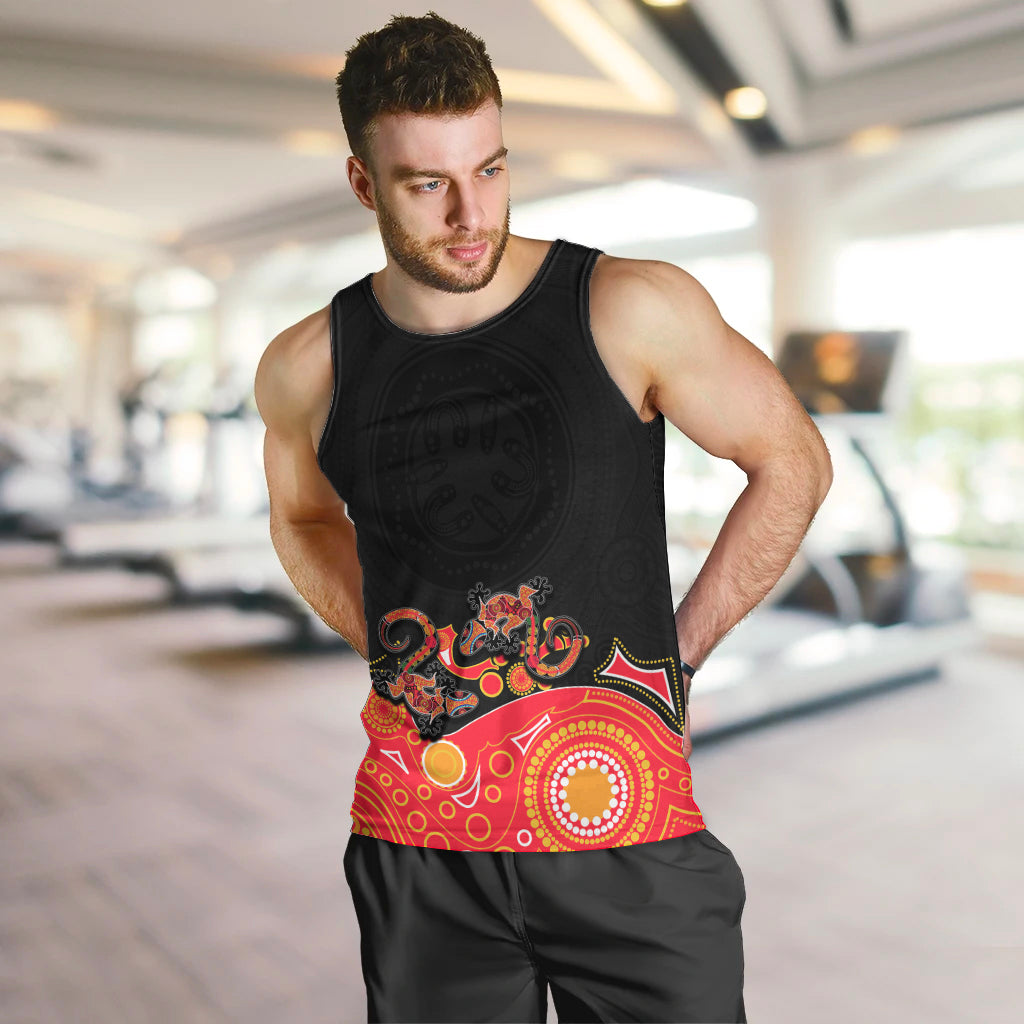 australia-aboriginal-men-tank-top-lizard-red