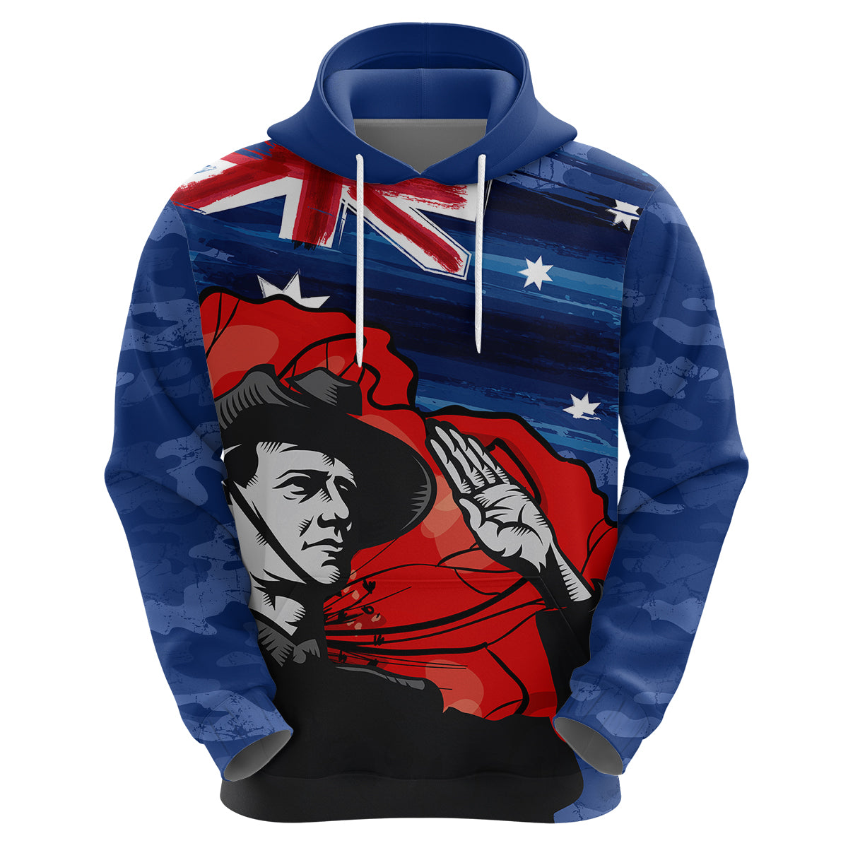 anzac-day-hoodie-camo-style-soldier-with-flag