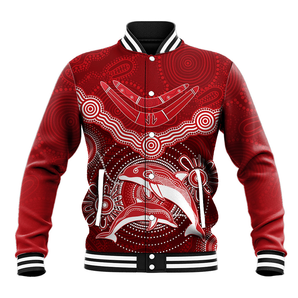 personalised-dolphins-rugby-baseball-jacket-aboriginal-boomerang-artsy-style