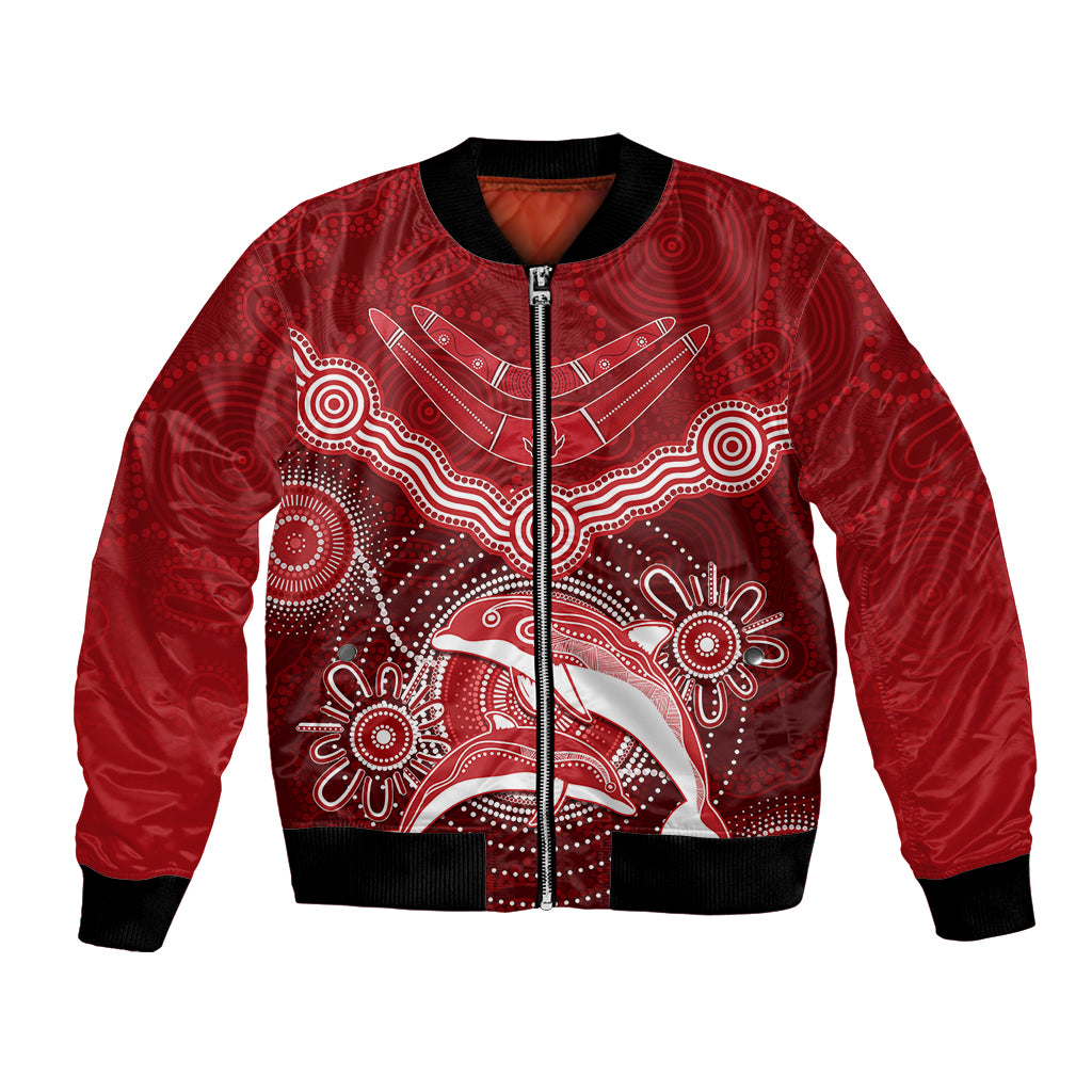 personalised-dolphins-rugby-bomber-jacket-aboriginal-boomerang-artsy-style