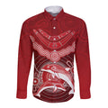 personalised-dolphins-rugby-long-sleeve-button-shirt-aboriginal-boomerang-artsy-style
