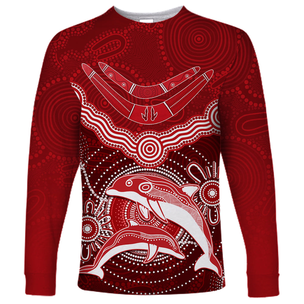 personalised-dolphins-rugby-long-sleeve-shirt-aboriginal-boomerang-artsy-style