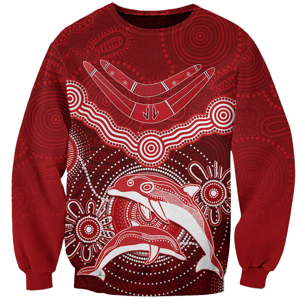 personalised-dolphins-rugby-sweatshirt-aboriginal-boomerang-artsy-style