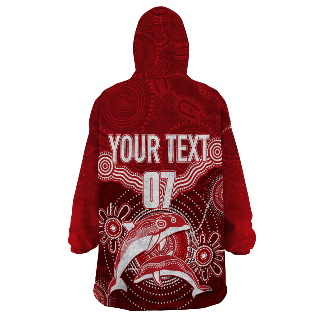 personalised-dolphins-rugby-wearable-blanket-hoodie-aboriginal-boomerang-artsy-style