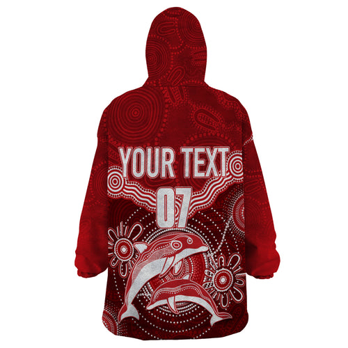 personalised-dolphins-rugby-wearable-blanket-hoodie-aboriginal-boomerang-artsy-style