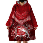 personalised-dolphins-rugby-wearable-blanket-hoodie-aboriginal-boomerang-artsy-style