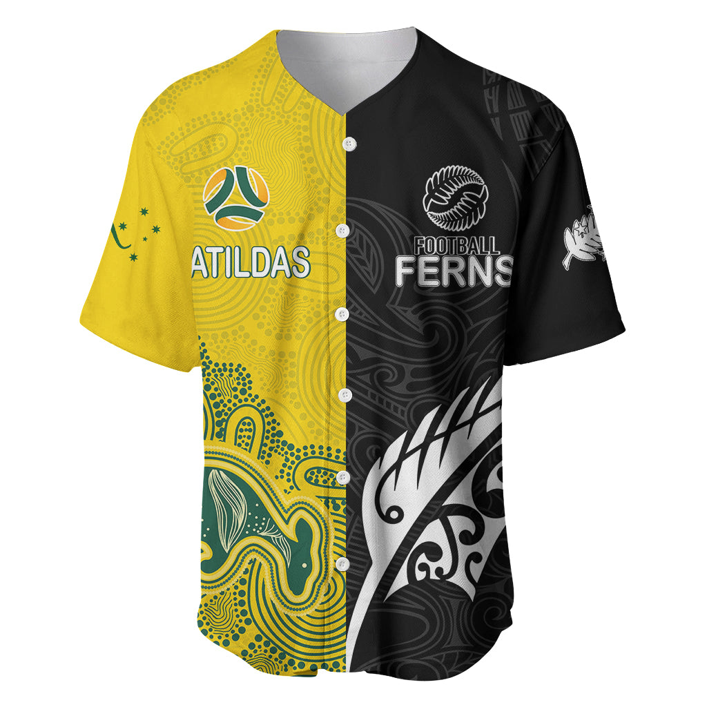 personalised-matildas-mix-football-ferns-baseball-jersey-2023-world-cup-aboriginal-tribal-style