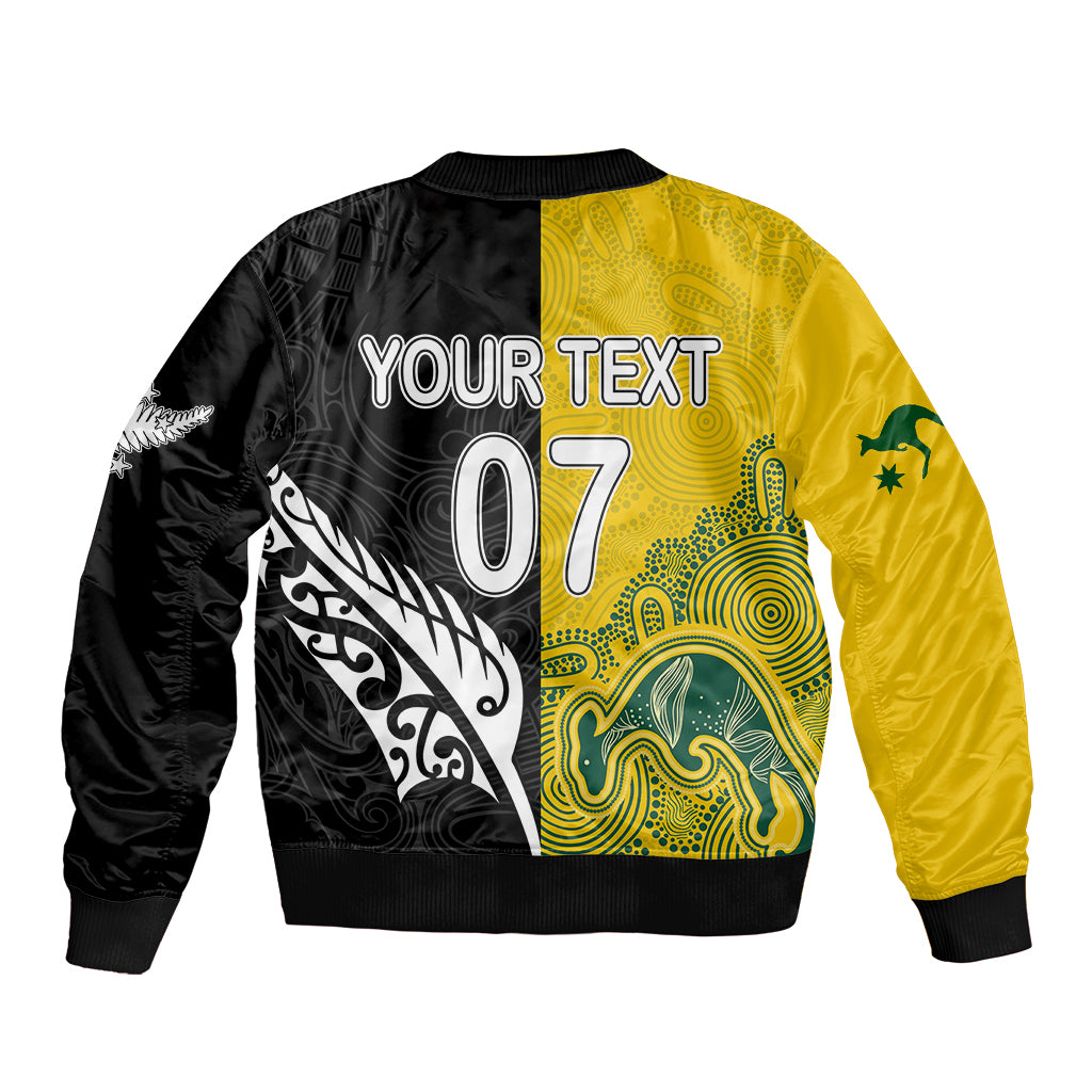 personalised-matildas-mix-football-ferns-bomber-jacket-2023-world-cup-aboriginal-tribal-style
