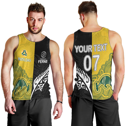 personalised-matildas-mix-football-ferns-men-tank-top-2023-world-cup-aboriginal-tribal-style