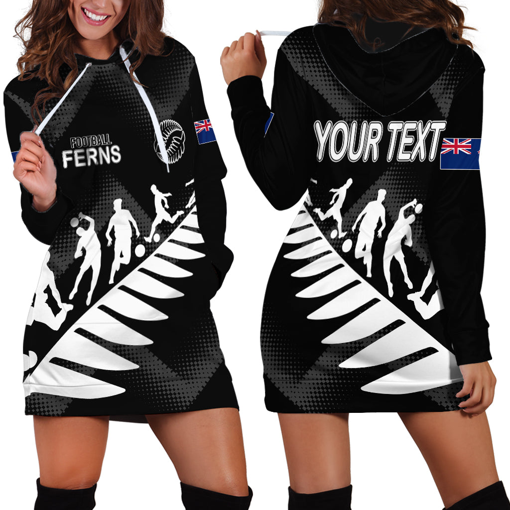 personalised-new-zealand-football-ferns-hoodie-dress-women-world-cup-2023-sporty-vibes