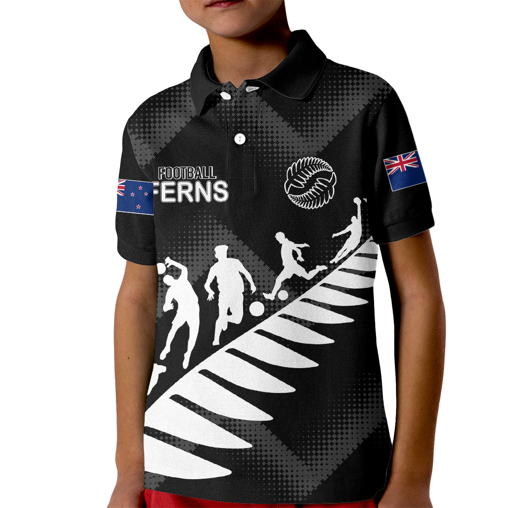 personalised-new-zealand-football-ferns-kid-polo-shirt-women-world-cup-2023-sporty-vibes
