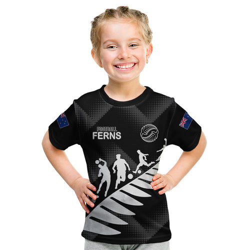 personalised-new-zealand-football-ferns-kid-t-shirt-women-world-cup-2023-sporty-vibes