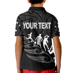 personalised-new-zealand-football-ferns-kid-polo-shirt-women-world-cup-2023-tribal-koru-pattern