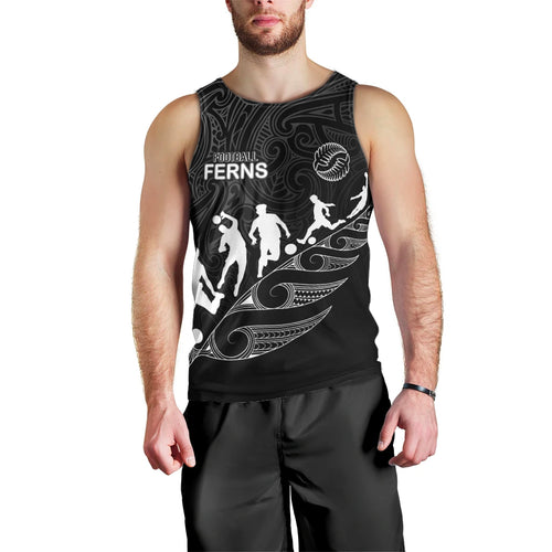 personalised-new-zealand-football-ferns-men-tank-top-women-world-cup-2023-tribal-koru-pattern
