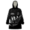 personalised-new-zealand-football-ferns-wearable-blanket-hoodie-women-world-cup-2023-tribal-koru-pattern