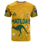 personalised-aussie-matildas-t-shirt-2023-women-world-cup-marble-patterns