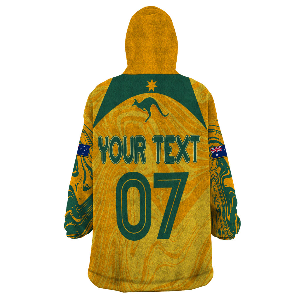 personalised-aussie-matildas-wearable-blanket-hoodie-2023-women-world-cup-marble-patterns