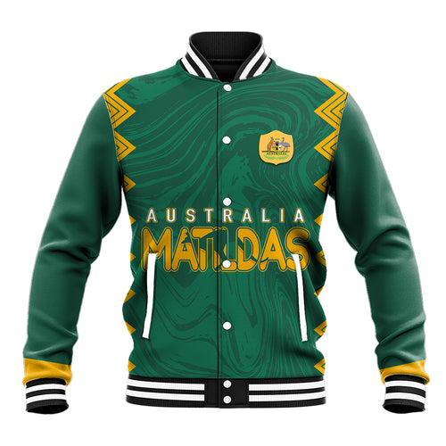 personalised-aussie-matildas-baseball-jacket-2023-women-world-cup-marble-patterns-green