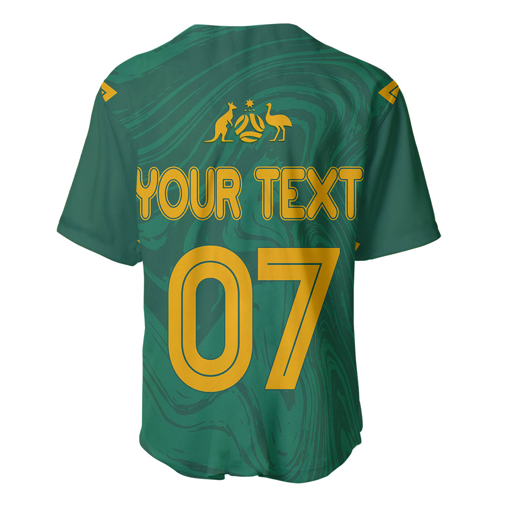 personalised-aussie-matildas-baseball-jersey-2023-women-world-cup-marble-patterns-green