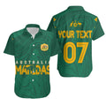 personalised-aussie-matildas-hawaiian-shirt-2023-women-world-cup-marble-patterns-green